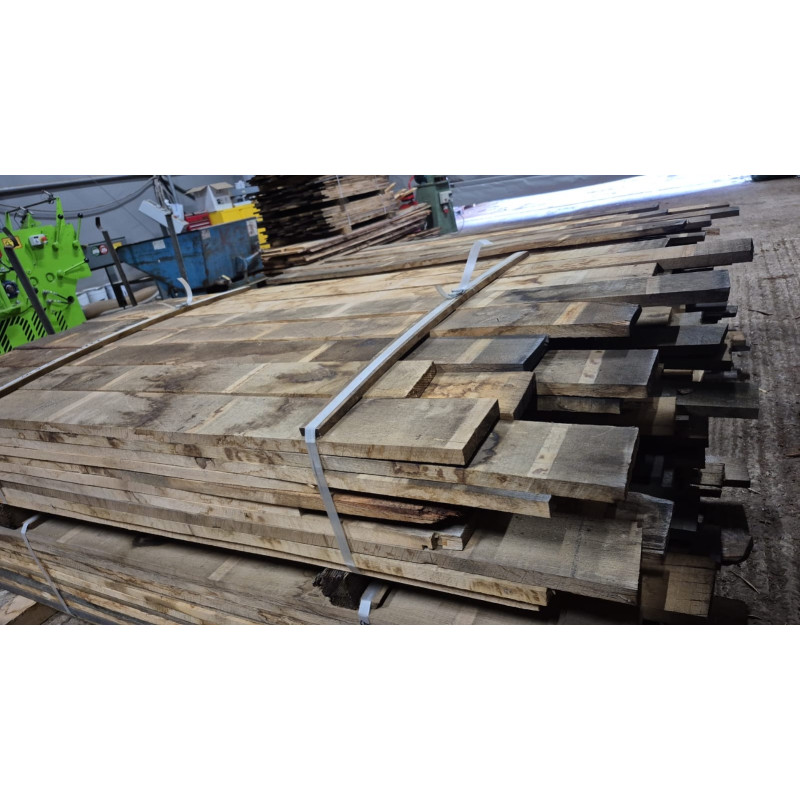 Kiln Dried 22mm European Oak Boards - B/C Grade, 80 Boards (0.313M3) - Pack Ref. SE-EO-BC-KD-22-1065