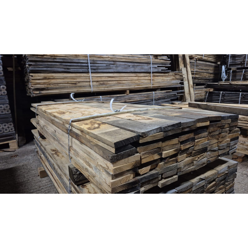 Kiln Dried 22mm European Oak Boards - B/C Grade, 80 Boards (0.313M3) - Pack Ref. SE-EO-BC-KD-22-1065