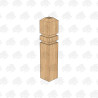 Sawn European Oak Bollard - 100 x 100