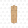 Sawn European Oak Bollard - 125 x 125