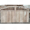 European Oak Swan Neck Cottage Style Driveway Gates | Buy Online from the Experts at UK Timber