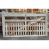 European Oak Half Paled 5 Bar Gate & Pedestrian Combo | Buy Online from the Experts at UK Timber