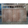 Pair of British Douglas Fir Flat Top Cottage Style Driveway Gates | Buy Online from the Experts at UK Timber