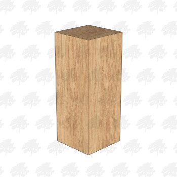 Sawn European Oak Bollard - 200 x 200 | Buy Timber Bollards online from the Experts at UK Timber