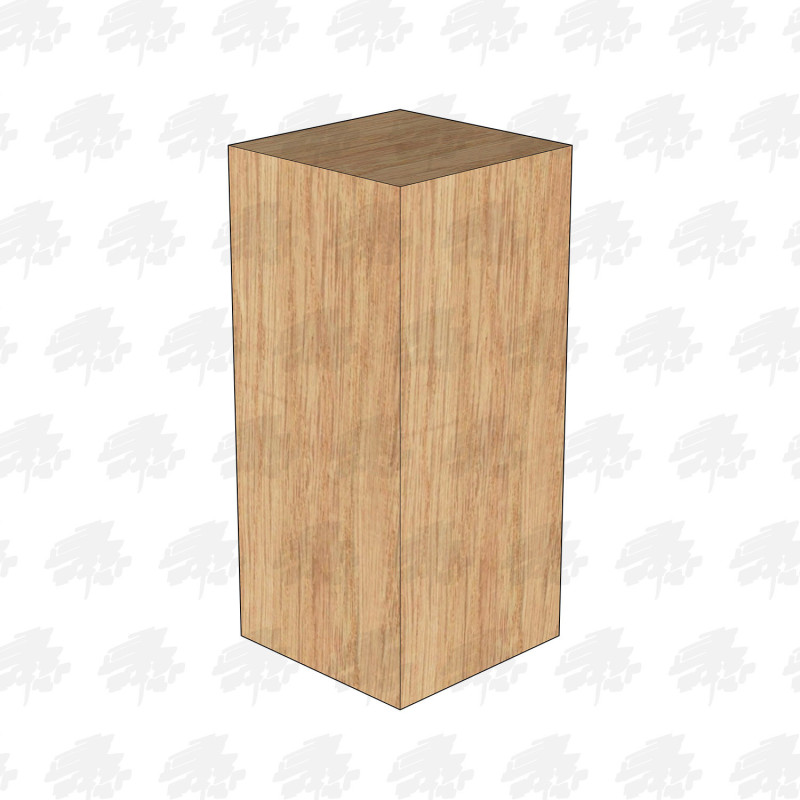 Sawn European Oak Bollard - 225 x 225, image 1 of 5