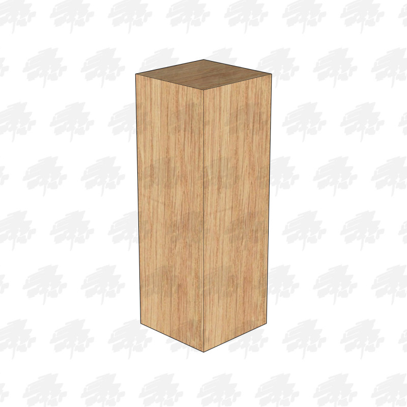 Planed All Round European Oak Bollard - 175 x 175, image 1 of 5
