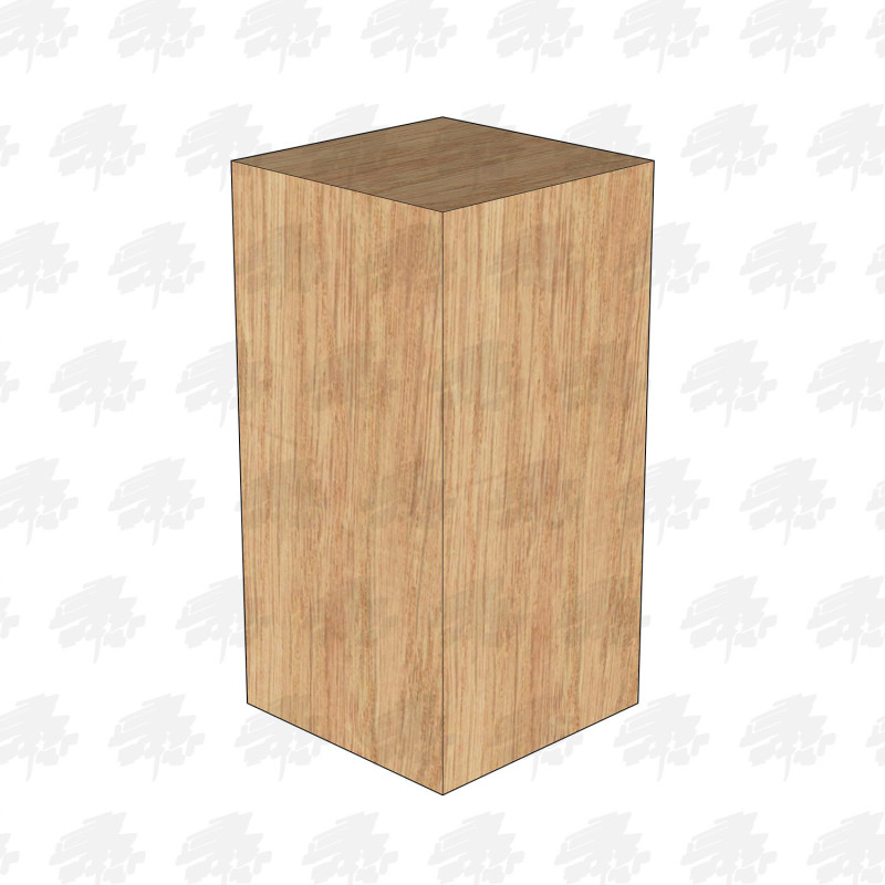 Planed All Round European Oak Bollard - 250 x 250, image 1 of 5