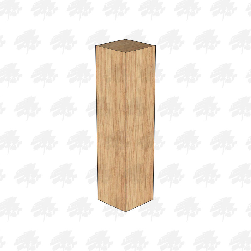 PAR and Chamfered European Oak Bollard - 125 x 125, image 1 of 5
