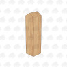 PAR and Chamfered European Oak Bollard - 125 x 125