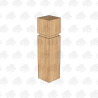 PAR and Chamfered European Oak Bollard - 125 x 125