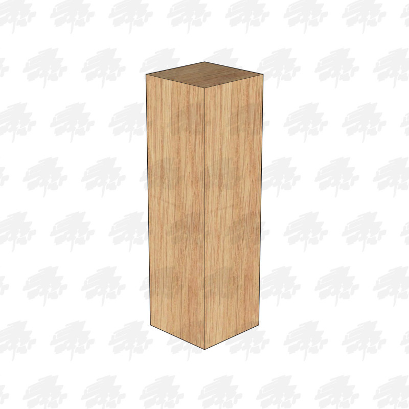 PAR and Chamfered European Oak Bollard 150 x 150mm, image 1 of 5