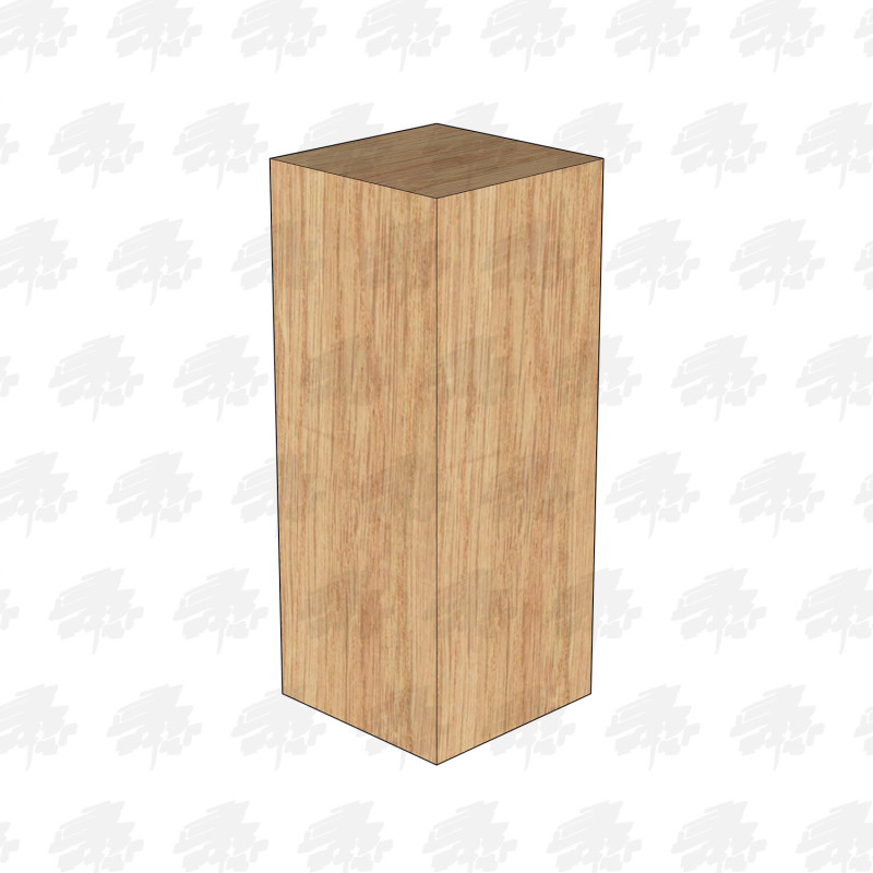 PAR and Chamfered European Oak Bollard - 200 x 200, image 1 of 5