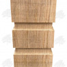 PAR and Chamfered European Oak Bollard - 250 x 250