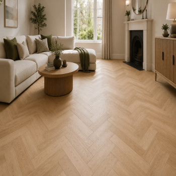 Prestige Solid European Oak Herringbone Parquet Flooring | UK Timber