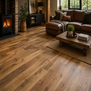 Priory Mixed Width European Oak Flooring | Buy European Oak Flooring Online from the Experts at UK Timber