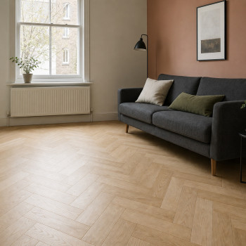 Prestige Solid English Ash Herringbone Parquet Flooring | UK Timber