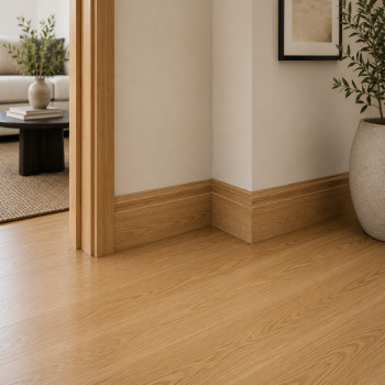 Solid American White Oak Skirting Sample | Buy Sample Oak Flooring Online from the Experts at UK Timber