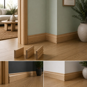 Solid Douglas Fir Skirting Sample | Buy Sample Douglas Fir Flooring Online from the Experts at UK Timber