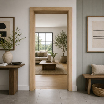 Solid American White Oak Architrave Sample | Buy Sample Oak Flooring Online from the Experts at UK Timber