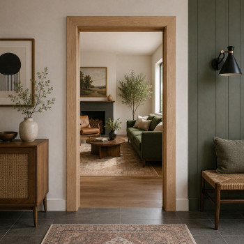 Solid American Red Oak Architrave Sample | Buy Sample Oak Flooring Online from the Experts at UK Timber