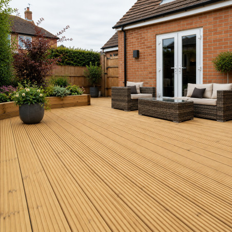 Ignis Premium Light Redwood Thermowood Decking | Buy Decking Boards Online from the Experts at UK Timber