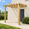 EasyFit British Douglas Fir Softwood Wall Mounted Pergola Kit | Buy Online from the specialists at UK Timber Limited