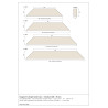 Untreated Douglas fir straight pergola wind brace