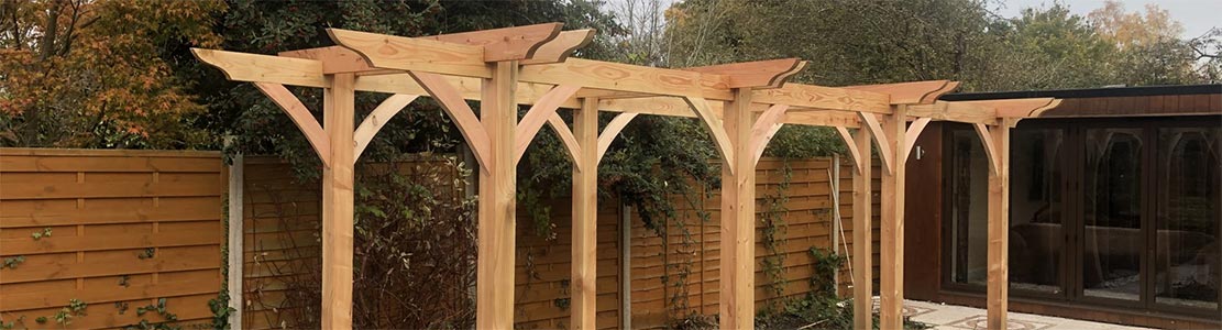 Untreated Douglas Fir Pergola Kits | UK Timber