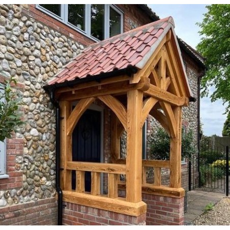 Oak Framed Porches | Buy Bespoke Oak Frame Porches Online - UK Timber