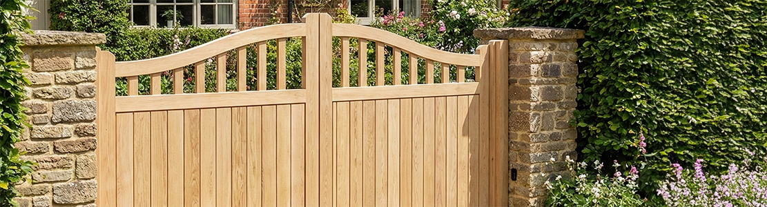 Handcrafted Hardwood Driveway Gates |  Buy Driveway Gates Online from UK Timber
