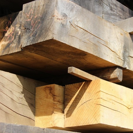 European White Oak Box Beam Material Sample