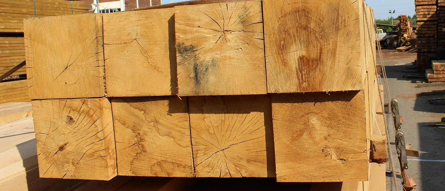 Fresh Sawn Oak Beams