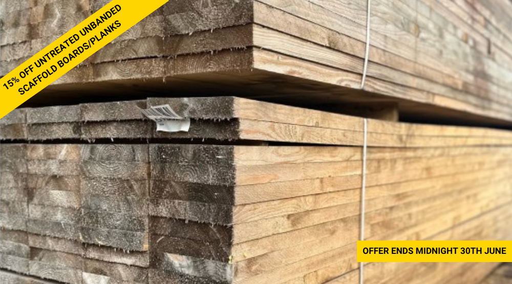 UNTREATED UNBANDED SCAFFOLD BOARDS